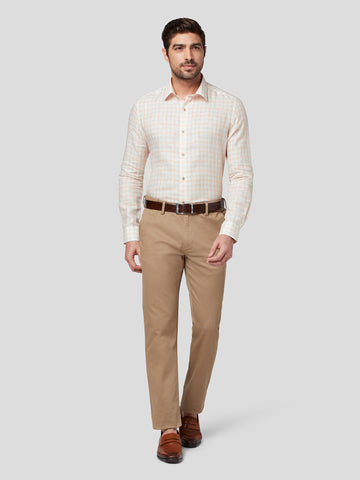Captiva Linen Check Shirt