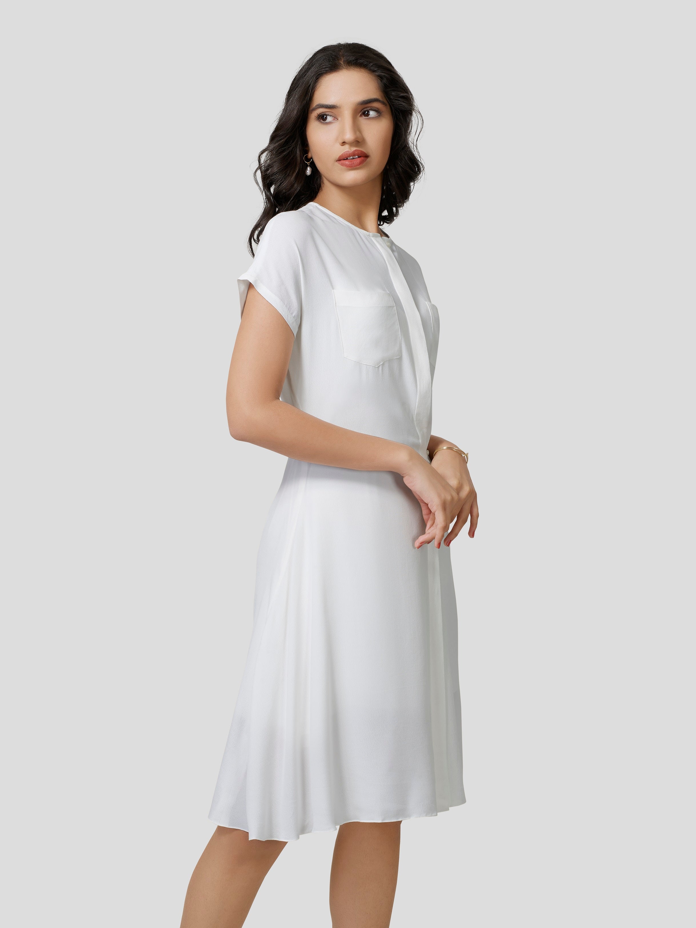 Marvella Breezy Shirt Dress - Zest Mélange 