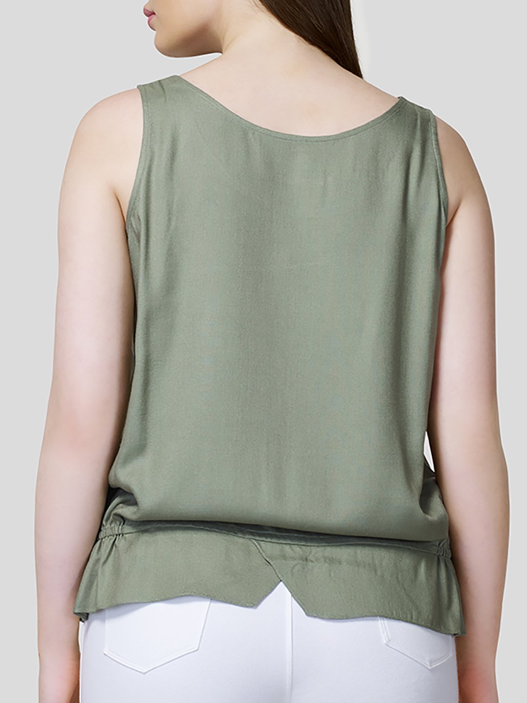 Tank Top With Elasticated Waist Detail - STOMBIL TRADE 