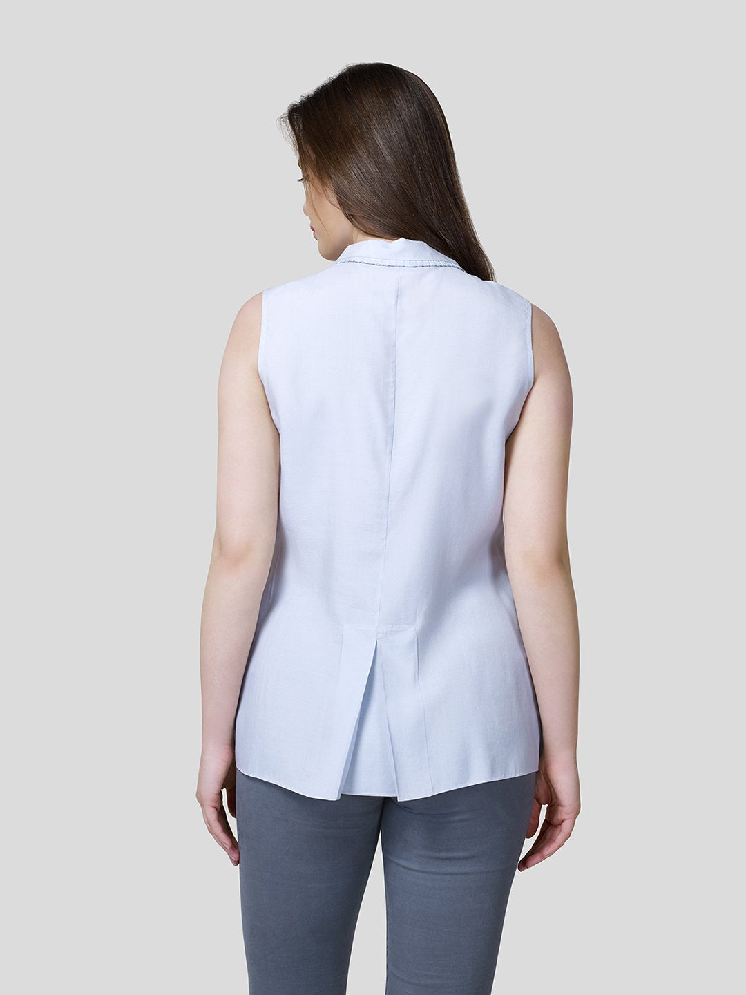 Pleated Frill Collar A Line Shirt - STOMBIL TRADE 