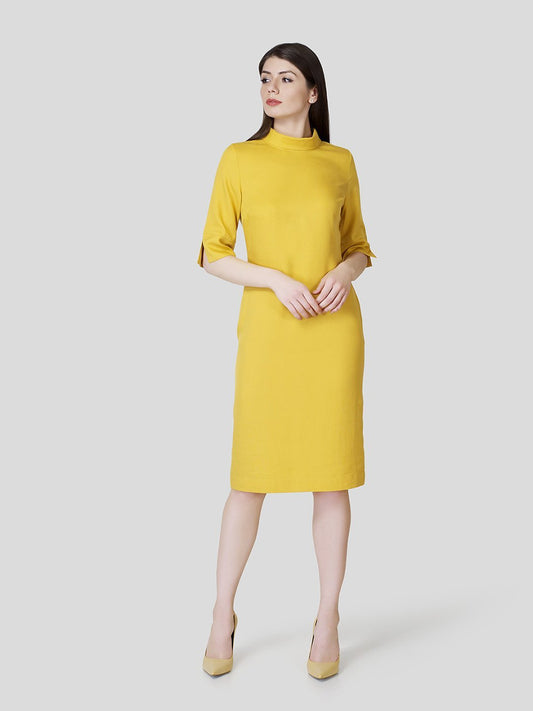 Rolled Collar Dress - STOMBIL TRADE INDIA PRIVATE LIMITED 