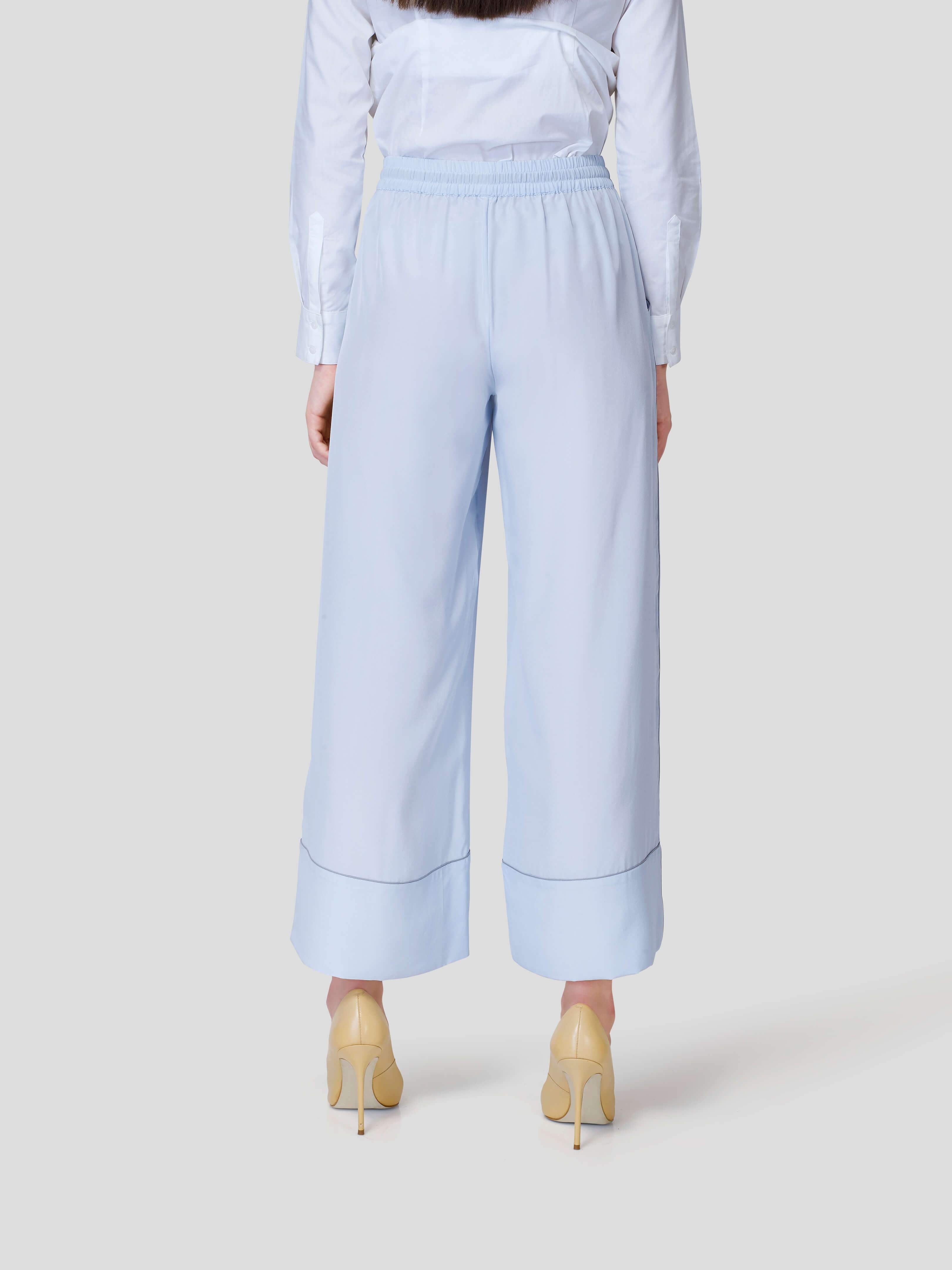 Palazzo With Contrast Piping And Tassel Detail - STOMBIL TRADE 
