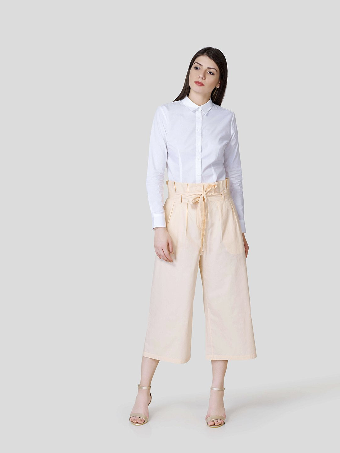 Paperbag Waist Culottes - STOMBIL TRADE 