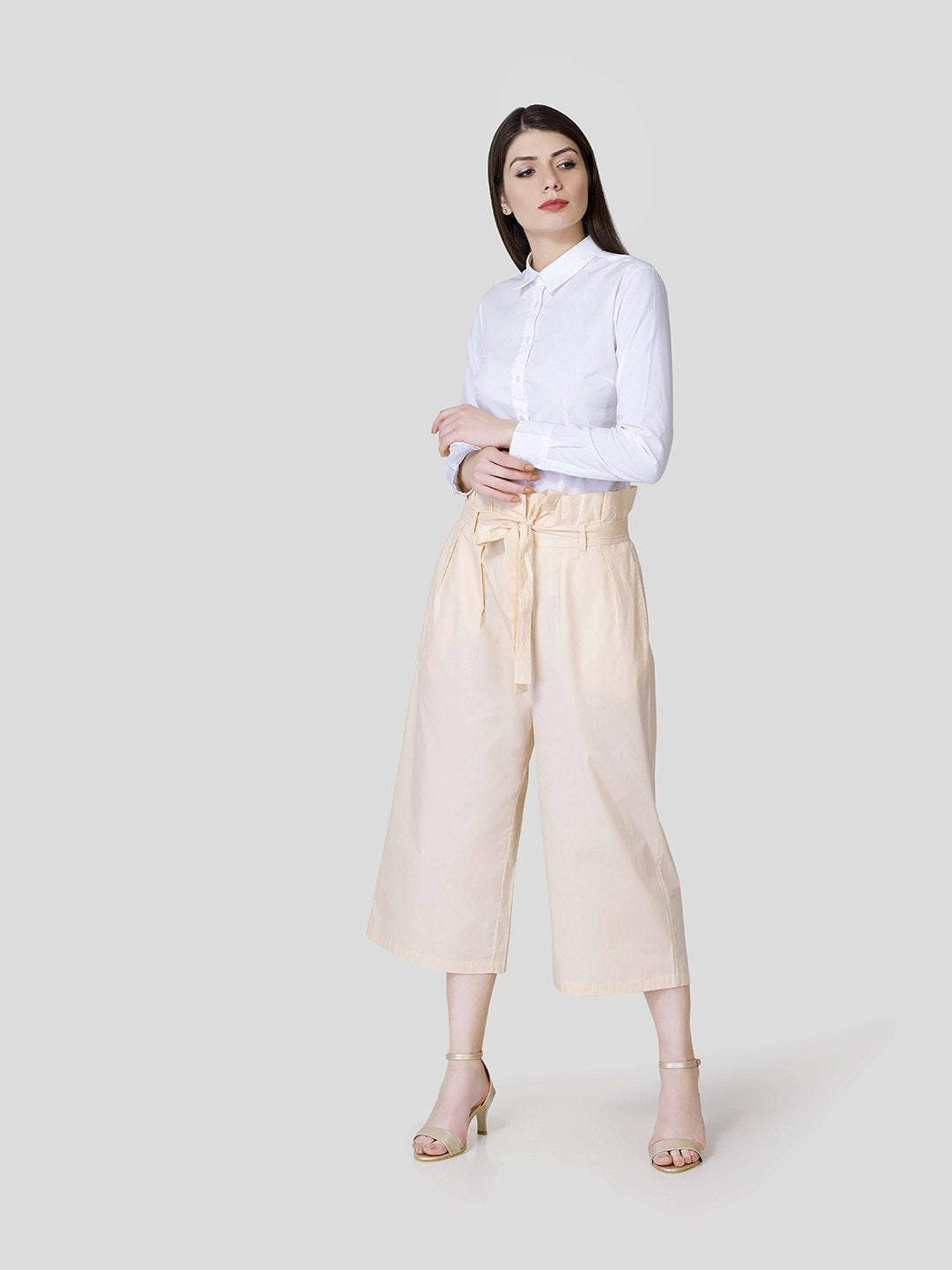 Paperbag Waist Culottes - STOMBIL TRADE 
