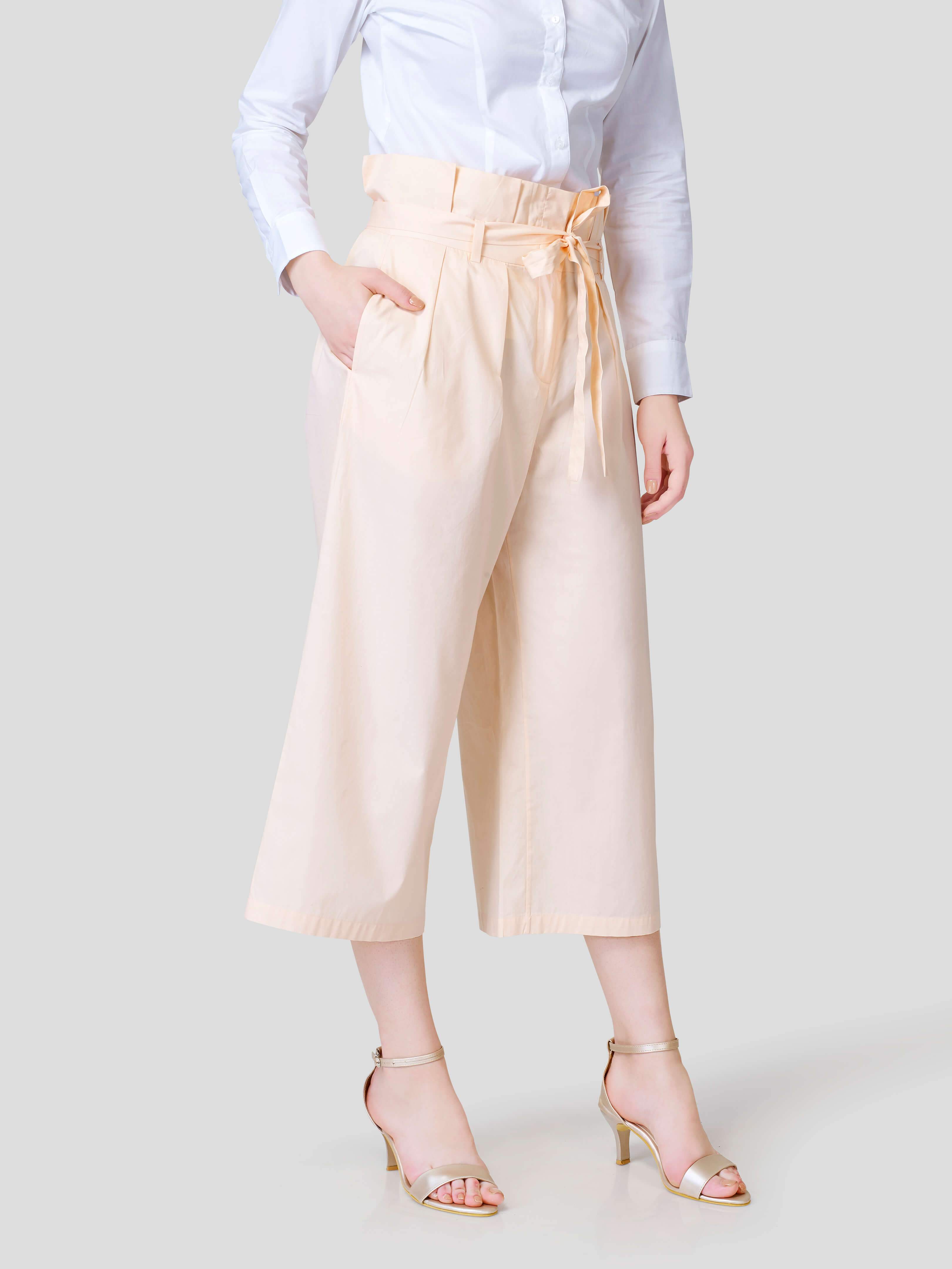 Paperbag Waist Culottes - STOMBIL TRADE 