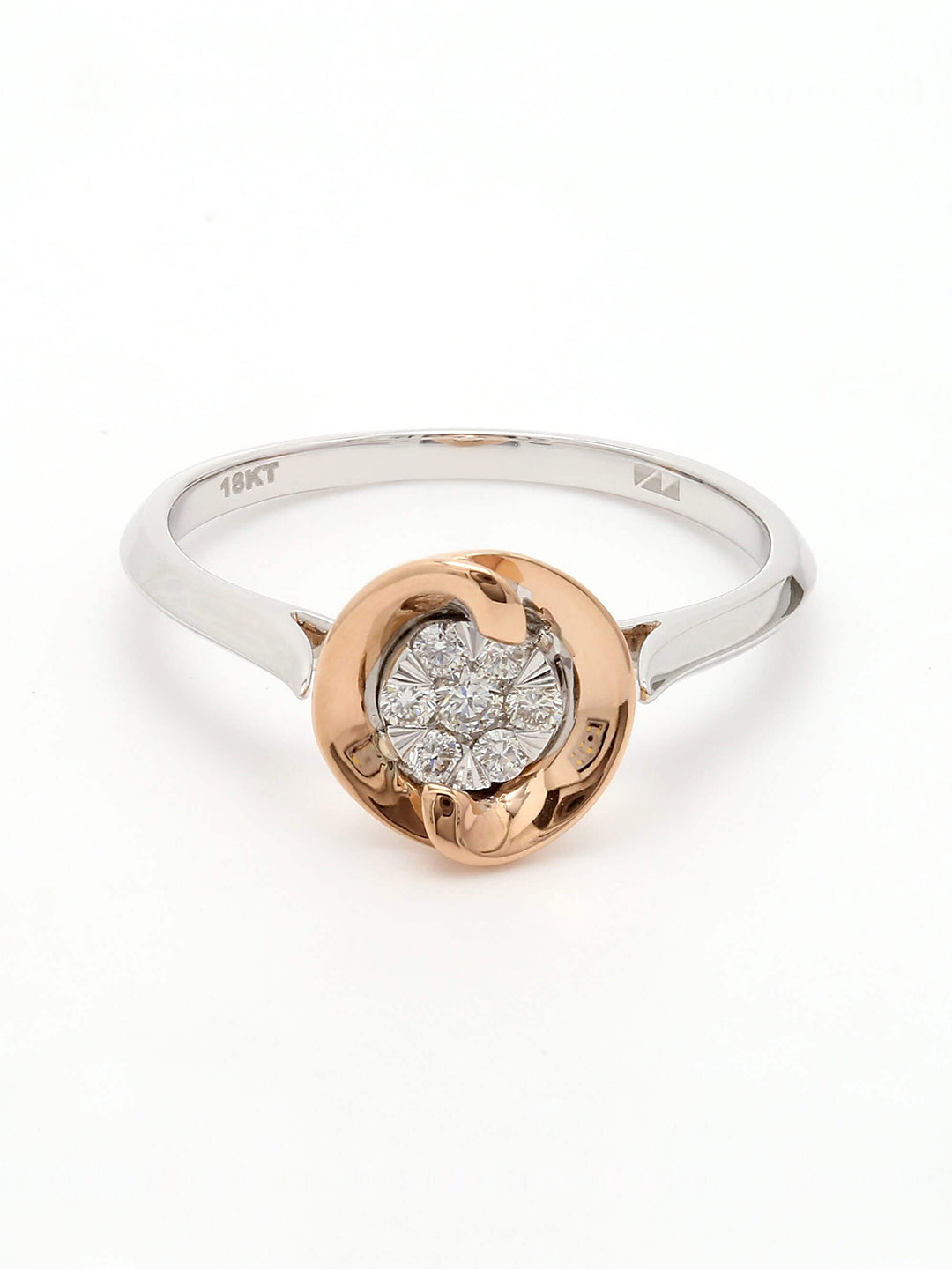 Real Diamond Illussion Cluster Ring - STOMBIL TRADE 