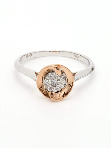 Real Diamond Illussion Cluster Ring - STOMBIL TRADE 