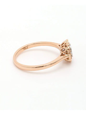 Real Diamond Illussion Cluster Ring - STOMBIL TRADE 