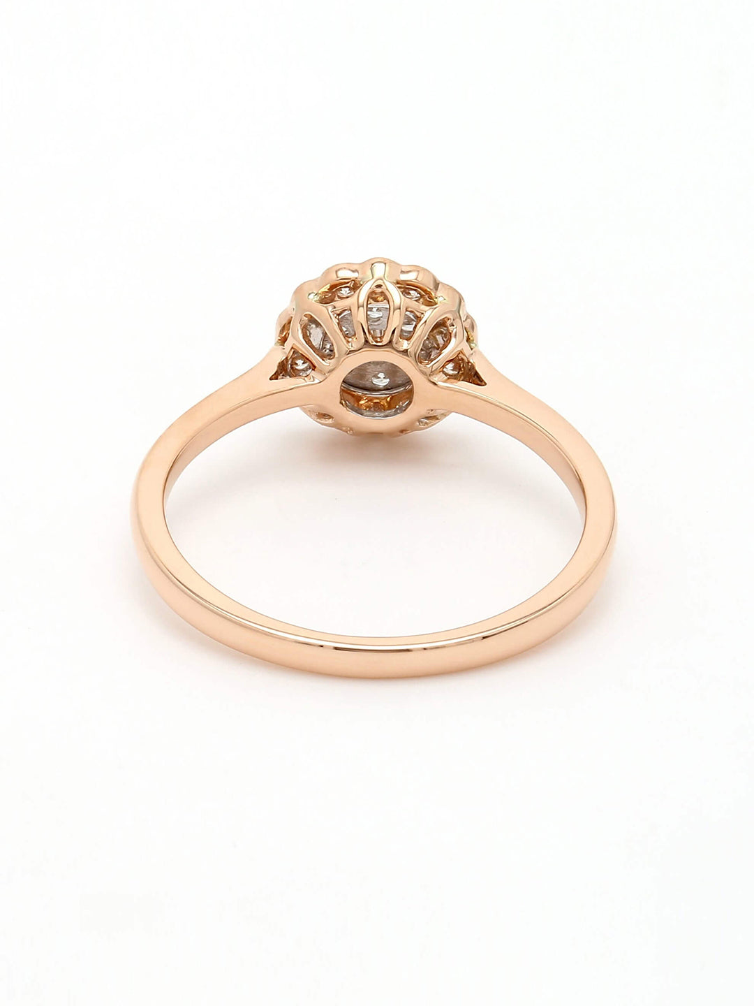 Real Diamond Illussion Cluster Ring - STOMBIL TRADE 