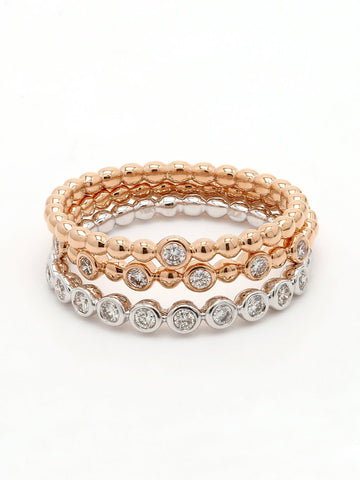 Real Diamond Band Ring - STOMBIL TRADE 