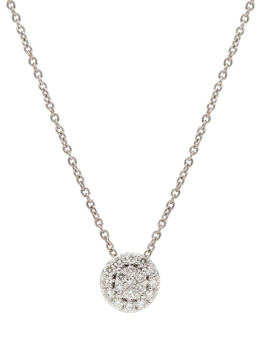 Real Diamond Illussion Cluster Pendant With Chain - STOMBIL TRADE 