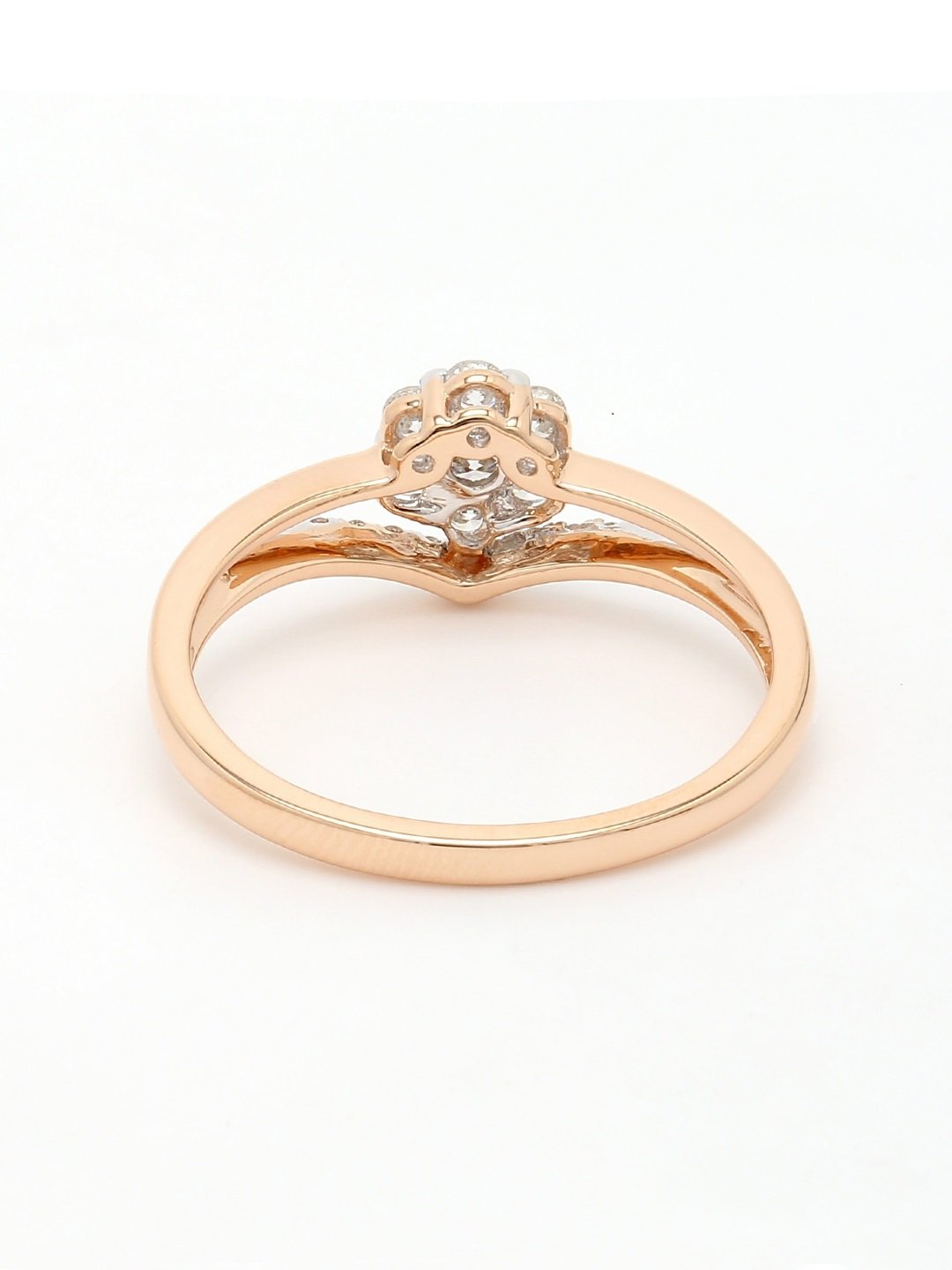 Real Diamond Cluster Ring - STOMBIL TRADE 