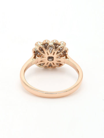 Real Diamond Illussion Cluster Ring - STOMBIL TRADE 