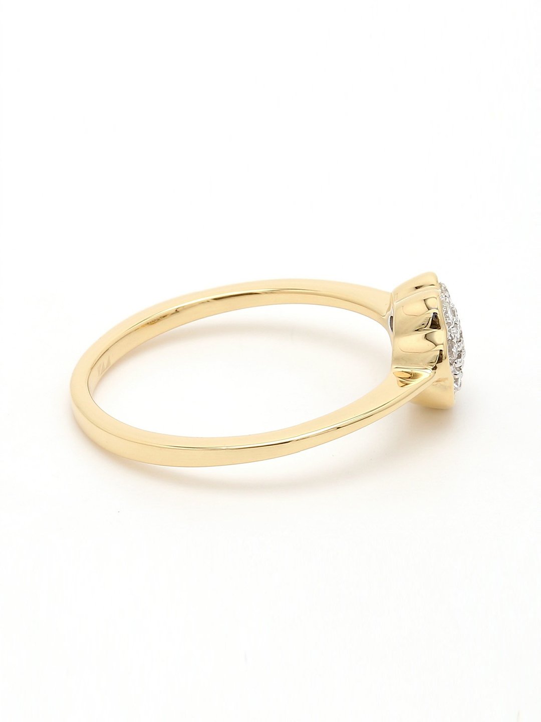 Real Diamond Cluster Ring - STOMBIL TRADE 
