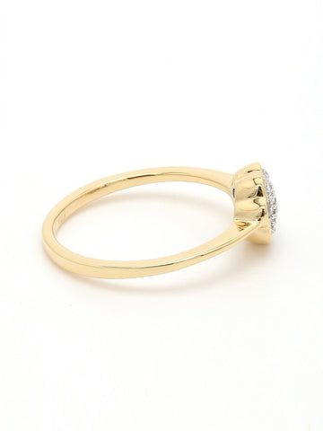 Real Diamond Cluster Ring - STOMBIL TRADE 