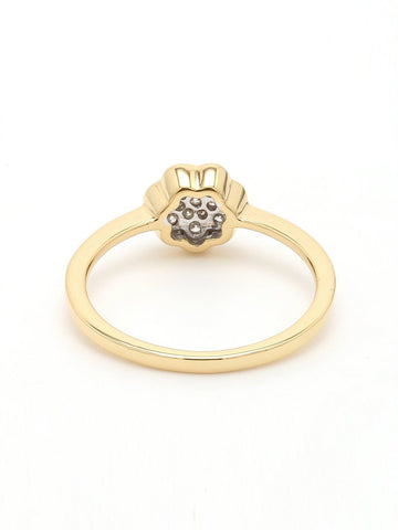 Real Diamond Cluster Ring - STOMBIL TRADE 