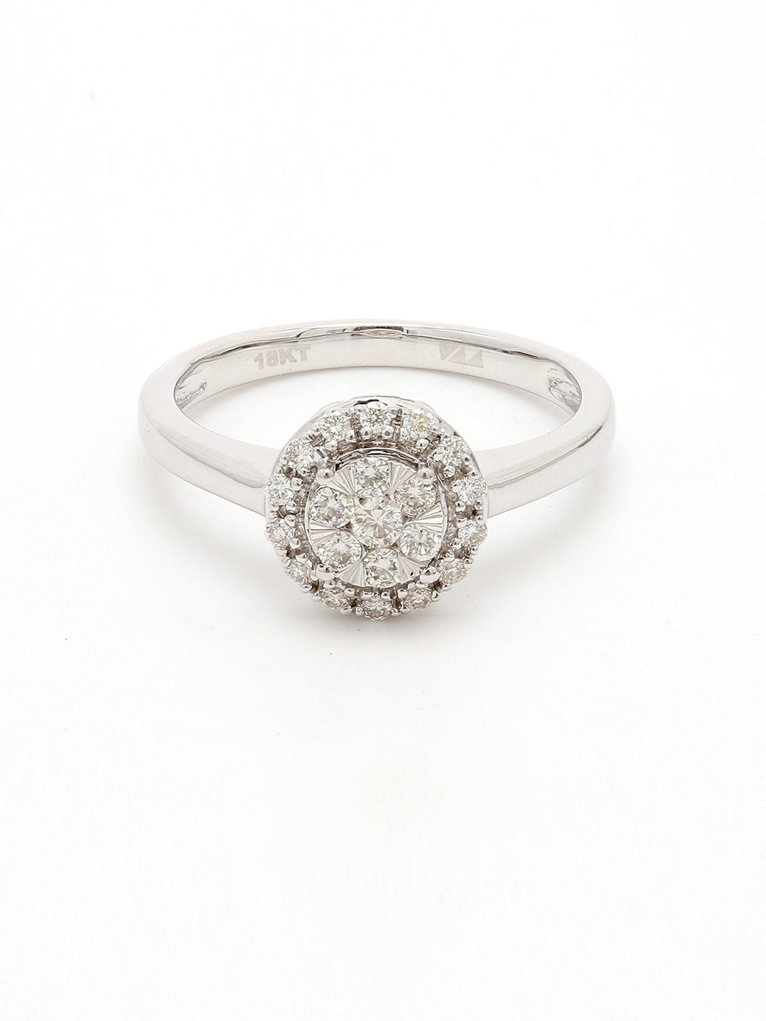 Real Diamond Illussion Cluster Ring - STOMBIL TRADE 