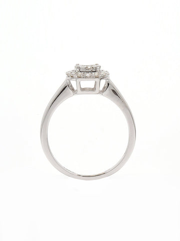 Real Diamond Illussion Cluster Ring - STOMBIL TRADE 