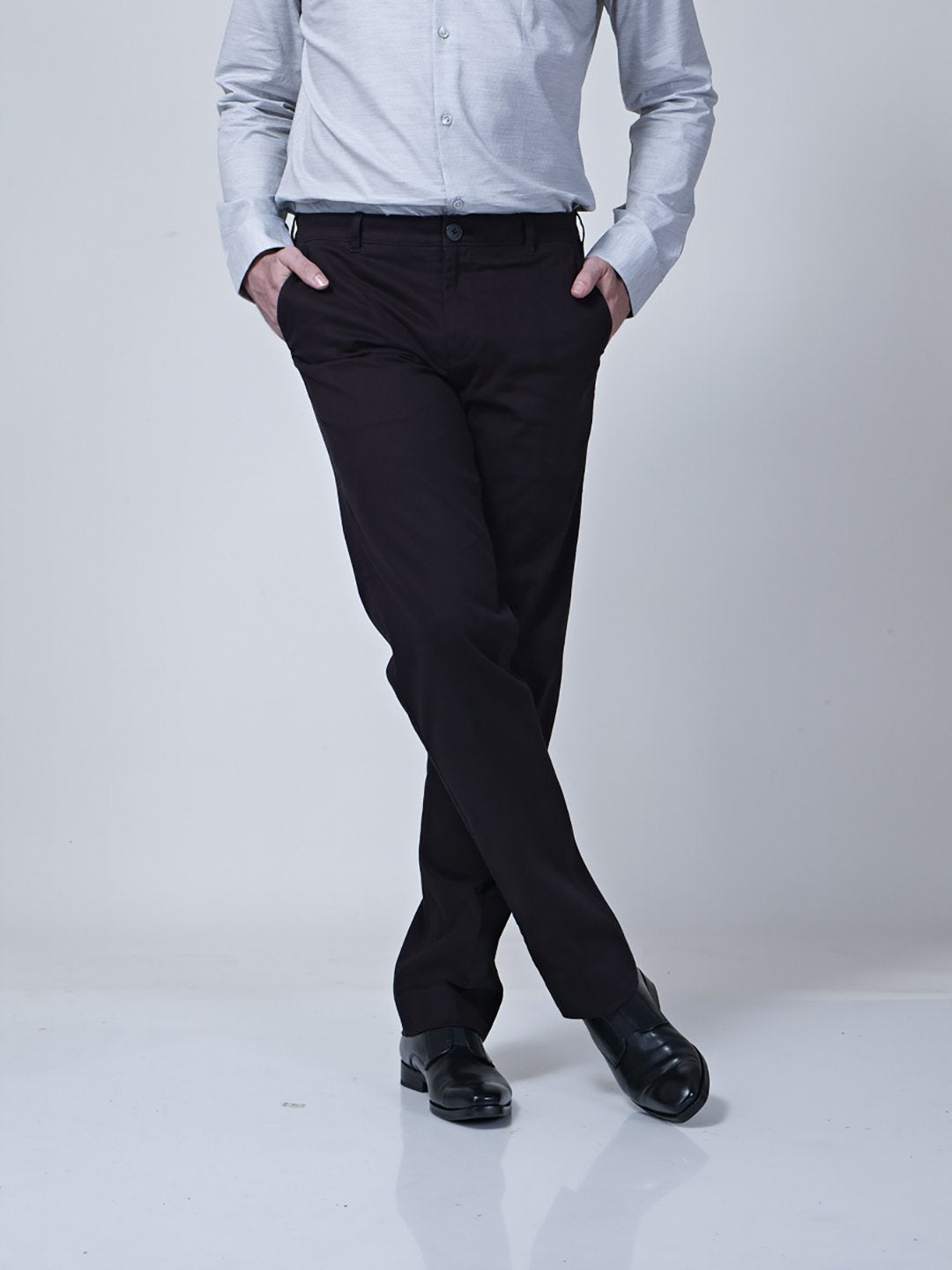 Chinos With Welt Pocket With Top Stitch Detailing - Zest Mélange