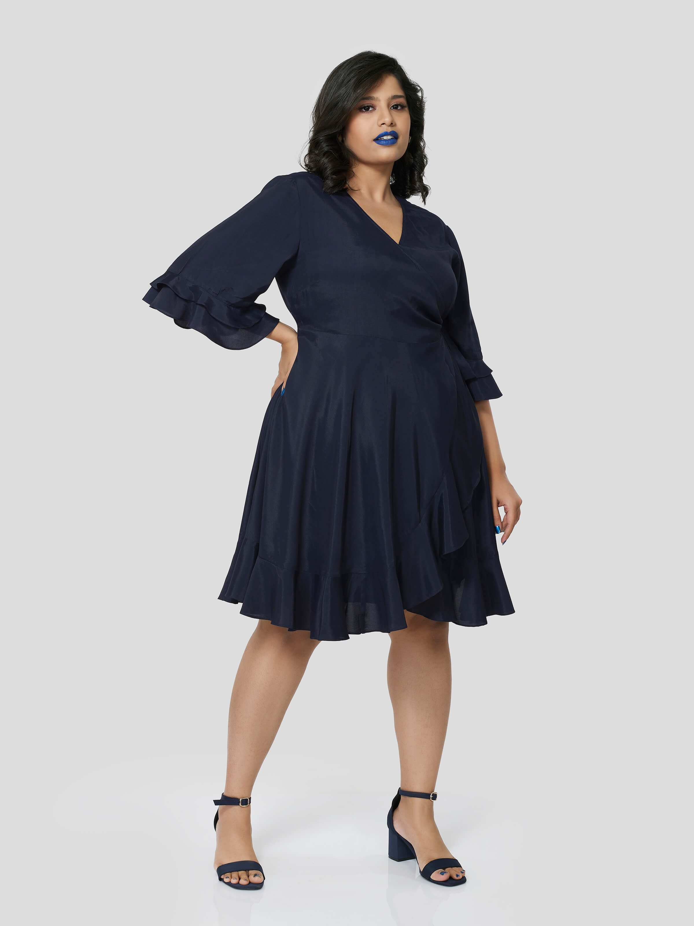 Unique temptation of Wrap Around Dress - STOMBIL TRADE 